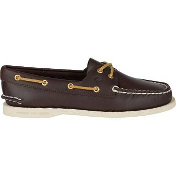 Sperry Authentic Original Hnede - Damske Mokasíny